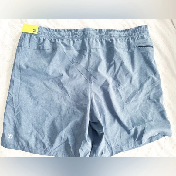 NWT All in Motion All in Men's Lined Run Shorts 9" Gym Running Blue Grey XXL 2XL - Picture 8 of 12